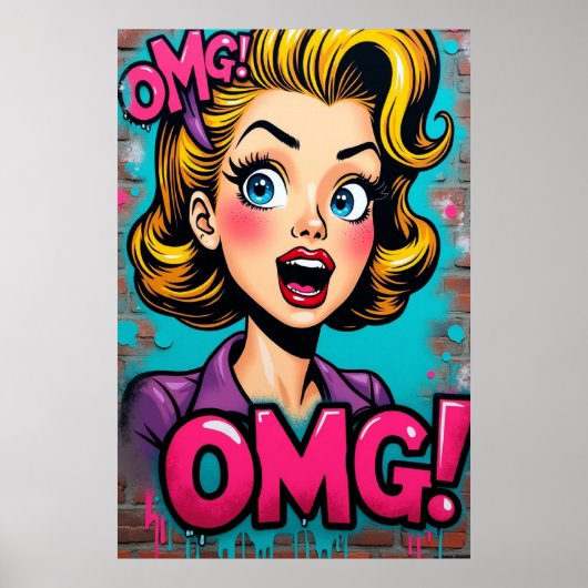 OMG! Street Queen Poster (Voorkant)