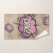 OMG!  stripboek Steampunk Pop Bad Handdoek (Handdoek)