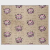 OMG!  stripboek Steampunk Pop Cadeaupapier (Vlak)