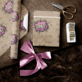 OMG!  stripboek Steampunk Pop Cadeaupapier