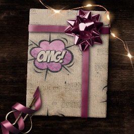 OMG! stripboek Steampunk Pop Cadeaupapier