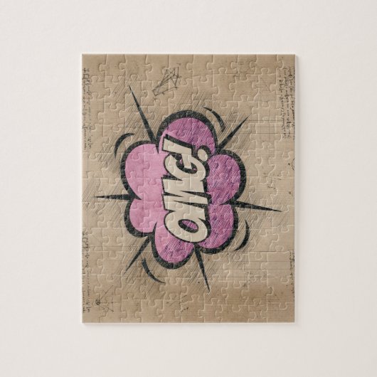 OMG!  stripboek Steampunk Pop Legpuzzel (Verticaal)