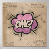 OMG! stripboek Steampunk Pop Poster (Voorkant)