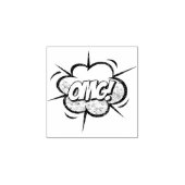 OMG!  stripboek Steampunk Pop Rubberstempel (Afrduk)