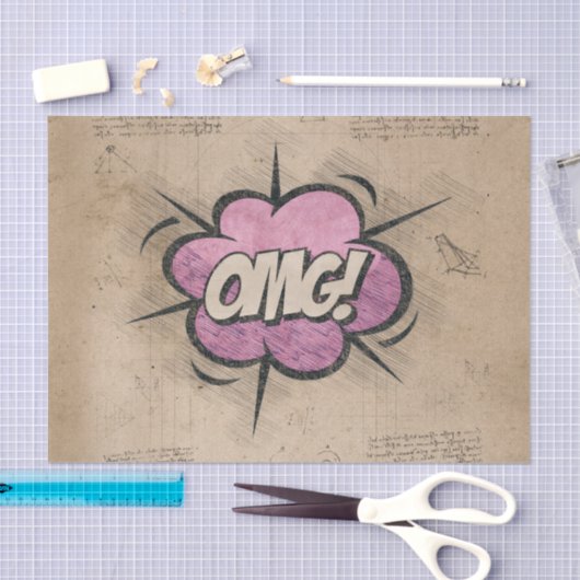 OMG!  stripboek Steampunk Pop Tissuepapier (Craft)