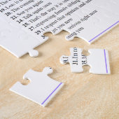 OMG TEKST SPREEK Kruiswoord Emoji Plezier Stedelij Legpuzzel (Zijkant)