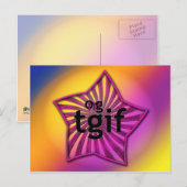 OMG! tgif Briefkaart (Voorkant / Achterkant)