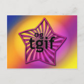 OMG! tgif Briefkaart (Voorkant)