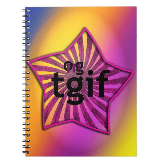OMG! tgif Notitieboek (Voorkant)