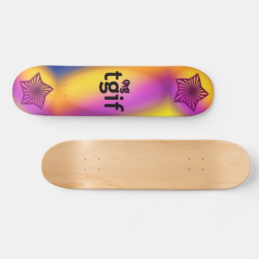 OMG! tgif Persoonlijk Skateboard (Horizontaal)