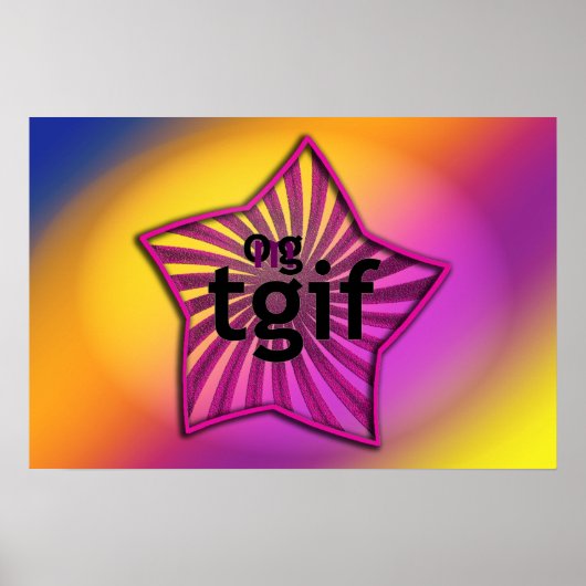 OMG! tgif Poster (Voorkant)