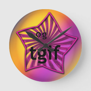 OMG! tgif Ronde Klok
