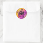 OMG! tgif Ronde Sticker (Tas)