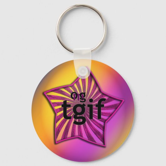 OMG! tgif Sleutelhanger (Voorkant)