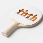 OMG! thth Tafeltennisbatje (Voorkant Gekanteld)
