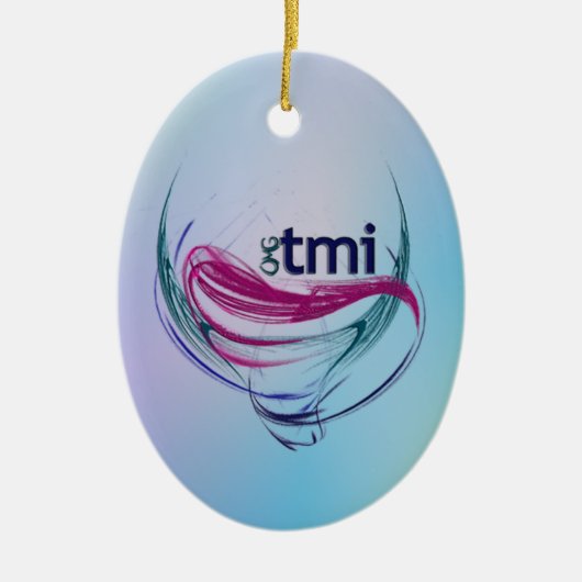 OMG! tmi Keramisch Ornament (Voorkant)