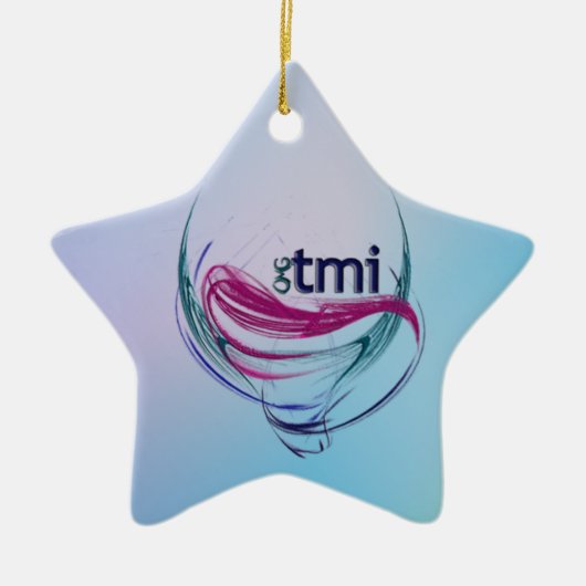 OMG! tmi Keramisch Ornament (Voorkant)