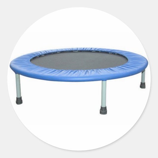 OMG TRAMPOLINE RONDE STICKER (Voorkant)