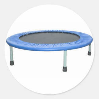 OMG TRAMPOLINE RONDE STICKER