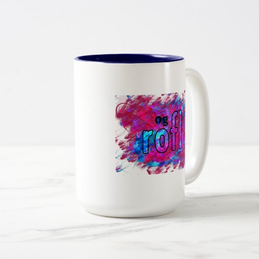 OMG! TWEEKLEURIGE KOFFIEMOK (Voorkant rechts)