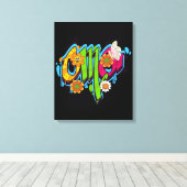 OMG-typografie Canvas Afdruk (Insitu (Houten vloer))
