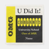 OMG U heeft het gedaan Servet (Voorkant)