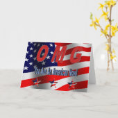 OMG u is nu een Amerikaan! De nieuwe Groet van de Kaart (Gele Bloem)