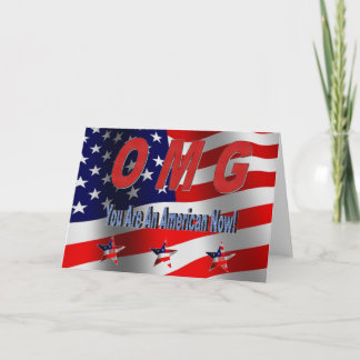 OMG u is nu een Amerikaan! De nieuwe Groet van de Kaart