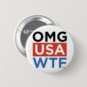 OMG USA WTF RONDE BUTTON 5,7 CM (Voorkant /achterkant)