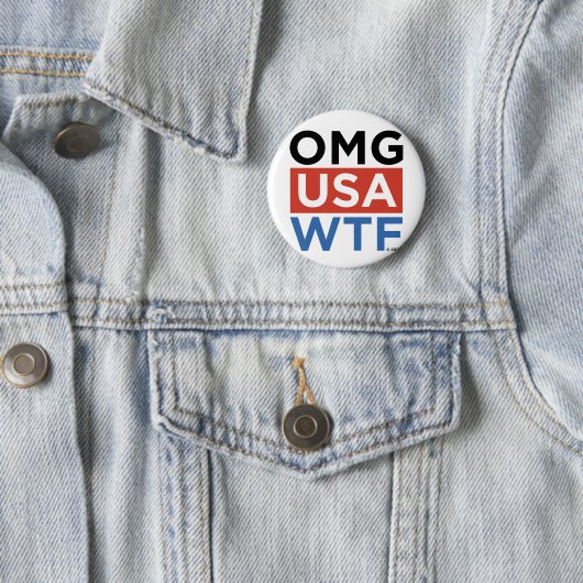 OMG USA WTF RONDE BUTTON 5,7 CM (In situ)