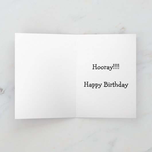 OMG verjaardag! Kaart (Binnen)