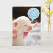 OMG verjaardag! Kaart (Gele Bloem)