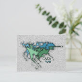 OMG! w/e Briefkaart (Staand voorkant)