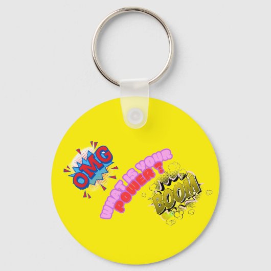 OMG, Wat is je kracht? Sleutelhanger (Voorkant)