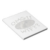 OMG WTF Gopher Notitieblok (Schuin)