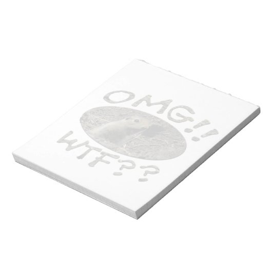 OMG WTF Gopher Notitieblok (Linkerzijde)