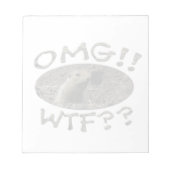 OMG WTF Gopher Notitieblok (Voorkant)
