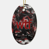 OMG! wtf Keramisch Ornament (Links)