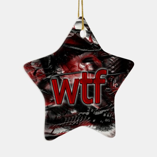 OMG! wtf Keramisch Ornament (Rechts)