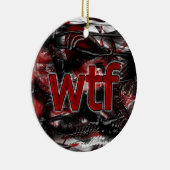 OMG! wtf Keramisch Ornament (Rechts)