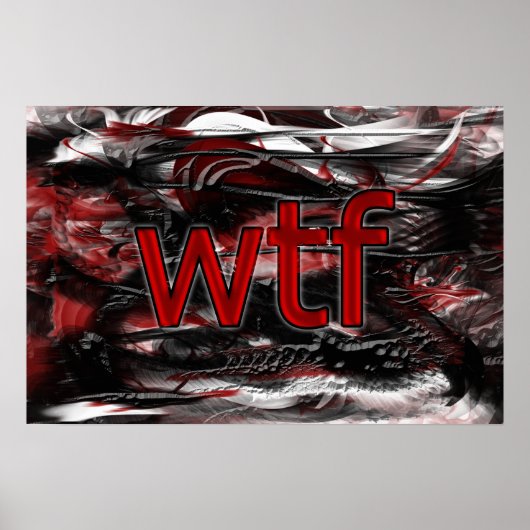 OMG! wtf Poster (Voorkant)