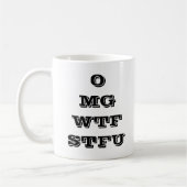 OMG WTF STFU Coffee-Mok Koffiemok (Links)