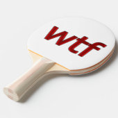 OMG! wtf Tafeltennisbatje (Voorkant Gekanteld)