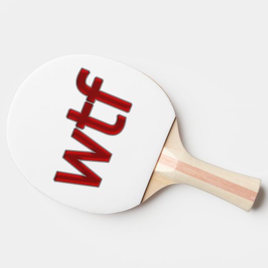 OMG! wtf Tafeltennisbatje (Zijkant)