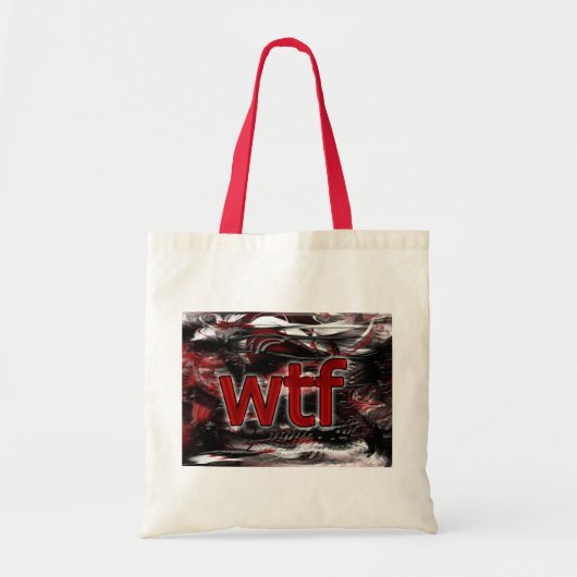 OMG! wtf Tote Bag (Voorkant)