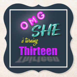 OMG Ze is op 13 oktober Kartonnen Onderzetters