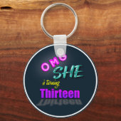OMG ze maakt 13-jarige feest Sleutelhanger (Voorkant)