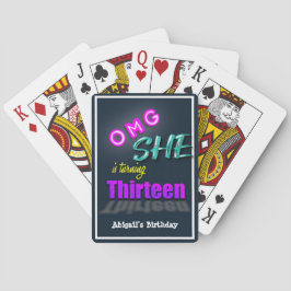 OMG Ze maakt 13 mensen persoonlijk Pokerkaarten