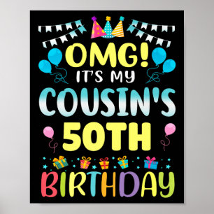 OMG zijn mijn neven 50ste verjaardag Sweet 50 Year Poster