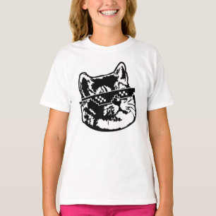 Omgaan met IT Bril Cat Meme T-shirt